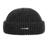 Stetson Nashville Dockermütze Strick Rollrand meliert einfarbig Made in Italy Damen und Herren Herbst Winter