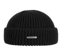 Stetson Nashville Dockermütze Strick Rollrand meliert einfarbig Made in Italy Damen und Herren Herbst Winter
