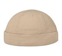 Stetson Ocala Baumwoll Dockercap Herren UV-Schutz 40 Hafenmütze Sommer Winter beige XL (60-61 cm)