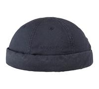 Stetson Ocala Baumwoll Dockercap Herren - Dockermütze aus Baumwolle - Dockercap mit UV-Schutz 40 - Hafenmütze Sommer/Winter - dunkelblau S (54-55 cm)