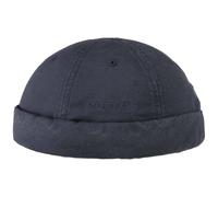 Stetson Ocala Baumwoll Dockercap Herren - Dockermütze aus Baumwolle - Dockercap mit UV-Schutz 40 - Hafenmütze Sommer/Winter - dunkelblau L (58-59 cm)