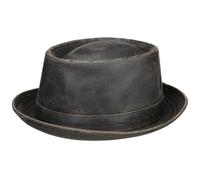 Stetson Pork Pie Hut Odenton – Baumwolle, wasserabweisend, Sonnenschutz – Braun M (56-57 cm)
