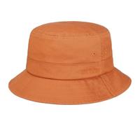 Stetson Organic Cotton Hut mit UV-Schutz Damen Herren 100% Bio-Baumwolle Knitterfrei Nachhaltig Bucket Hat Packable Anglerhut Frühjahr Sommer orange S (54-55 cm)