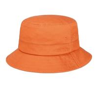 Stetson Organic Cotton Hut mit UV-Schutz Damen Herren 100% Bio-Baumwolle Knitterfrei Nachhaltig Bucket Hat Packable Anglerhut Frühjahr Sommer orange M (56-57 cm)