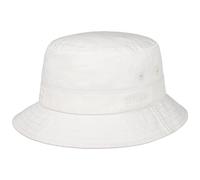 Cotton Twill Fischerhut mit UV-Schutz by Stetson Hüte M (56-57 cm) weiß