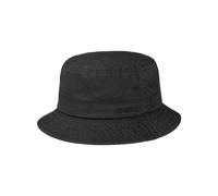 Stetson Organic Cotton Hut mit UV-Schutz Damen Herren 100% Bio-Baumwolle Knitterfrei Nachhaltig Bucket Hat Packable Anglerhut Frühjahr Sommer schwarz L (58-59 cm)