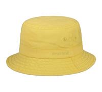 Stetson Organic Cotton Hut mit UV-Schutz Damen Herren 100% Bio-Baumwolle Knitterfrei Nachhaltig Bucket Hat Packable Anglerhut Frühjahr Sommer gelb XL (60-61 cm)