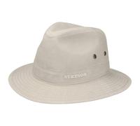 Stetson Ava Traveller aus Bio-Baumwolle, Offwhite (71) 56-57 cm (M)