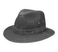 Organic Cotton Travellerhut by Stetson Hüte M (56-57 cm) schwarz