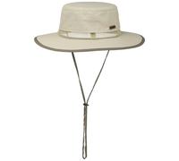 Stetson Outdoor Traveller Stoffhut Reisehut Kinnband Wasserabweisend Sonnenschutz Herren Ganzjährig Hellbeige XXL (62-63 cm)