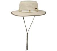 Stetson Outdoor Traveller Stoffhut Reisehut Kinnband Wasserabweisend Sonnenschutz Herren Ganzjährig Hellbeige L (58-59 cm)