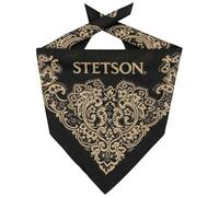 Stetson Paisley Bandana Bandanatuch Stirnband Kopftuch Damen/Herren - Frühling-Sommer Herbst-Winter - One Size schwarz