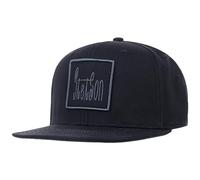 Stetson Brand Patch Snapback Cap - Unifarbene Kappe - Flat Brim Style - Logo Basecap - Verstellbar - Unisex - Ganzjährig tragbar blau One Size