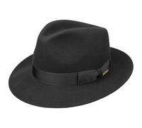 Stetson Haarfilz-Bogarthut Penn – für Damen & Herren, mit Futter & Ripsband, 59 cm schwarz