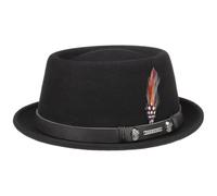 Stetson Pennsylvania Pork Pie aus Wollfilz, Schwarz (1) 56-57 cm (M)