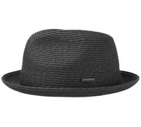 Stetson Dawson Player Toyo knautschbarer Strohhut mit UV-Schutz, Schwarz (1) 58-59 cm (L)