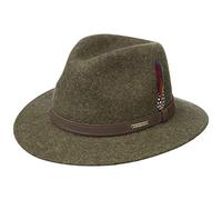 Powell Traveller Wollfilzhut by Stetson Hüte M (56-57 cm) oliv-meliert