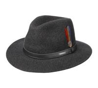 Powell Traveller Wollfilzhut by Stetson Hüte XL (60-61 cm) anthrazit