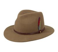 Stetson Rantoul Wollfilz Traveller Wollfilzhut Wollhut (XL (60-61 cm) - Hellbraun)