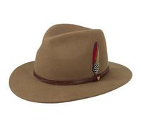 Stetson Rantoul Wollfilz Traveller Wollfilzhut Wollhut (L (58-59 cm) - Hellbraun)