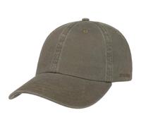 Stetson Rector Baseballcap mit UV-Schutz aus Baumwolle, Khaki (55) One Size
