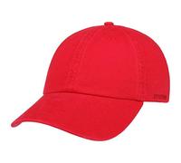 Stetson Rector Baseballcap UV-Schutz 40 Strapback Damen Herren Sommer Winter rot One Size