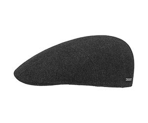 Stetson Reid Flatcap Schirmmütze meliert einfarbig Herren Herbst Winter