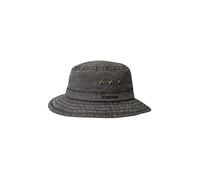Stetson Reston Fischerhut Damen/Herren - Sommerurlaub Frühling/Sommer, Schwarz (1), 54