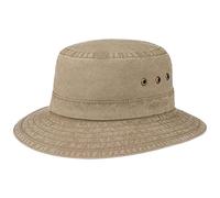 Stetson Reston Freizeithut Damen Herren Schlapphut Bio-Baumwolle Packable Baumwollhut 40-facher UV-Schutz Frühjahr Sommer braun S (54-55 cm)