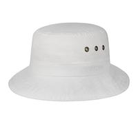 Stetson Reston Freizeithut Damen Herren Schlapphut Bio-Baumwolle Packable Baumwollhut 40-facher UV-Schutz Frühjahr Sommer weiß XL (60-61 cm)