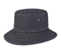 Stetson Reston Delave Organic Cotton Bucket Hat Fischerhut aus Baumwolle, Jeans (2) 54-55 cm (S)