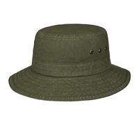 Stetson Reston Freizeithut Schlapphut UV-Schutz 40+ Packable Damen und Herren Frühling Sommer Oliv L (58-59 cm)