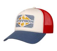 Stetson Trucker Cap Rhombus Blue/Red/White OneSize