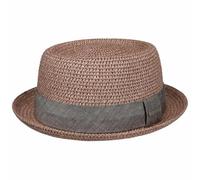 Robstown Toyo Pork Pie Strohhut by Stetson altrosa M (56-57 cm)