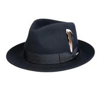 Stetson Rosedale Fedora Wollhut Herren Winter dunkelblau 59 cm