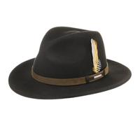 Stetson Sardis Traveller Filzhut in VitaFelt Qualität, Dunkelbraun (66) 60-61 cm (XL)