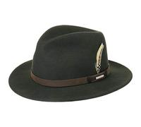 Stetson Filzhut Wollfilz mit Lederband, grün SIZE,S (54-55 cm)|M (56-57 cm)|L (58-59 cm)|XL (60-61 cm)|XXL (62-63 cm)