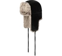 Stetson Seldovia Corduroy Aviator Hat 1/Black 59/L