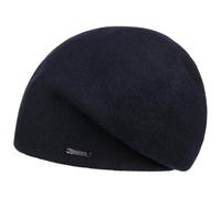 Stetson Shirley Kaschmir Strickmütze Oversize-Baske Unifarben Damen Herren Herbst Winter blau One Size