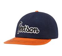 Stetson Soft Flat Brim Cap Modern Herren Herbst Winter Mehrfarbig Wollmischung dunkelblau One Size