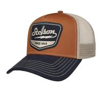 Stetson Spark Plug Trucker Cap - Mehrfarbige Baseballkappe - Meshcap-Design - Basecap mit Snapback-Verschluss - Für Herren - Frühjahr/Sommer dunkelblau One Size Small