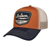 Stetson Spark Plug Trucker Cap - Mehrfarbige Baseballkappe - Meshcap-Design - Basecap mit Snapback-Verschluss - Für Herren - Frühjahr/Sommer dunkelblau One Size