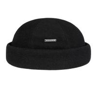 Stetson Sparr II Docker Cap aus Wolle, Schwarz (1) 60-61 cm (XL)