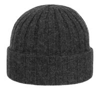 Stetson Surth Kaschmir Wintermütze Damen Herren Strickmütze 100% Kaschmirwolle Herbst Winter anthrazit One Size