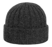 Stetson Kaschmir-Strickmütze Surth, einfarbig, Anthrazit, One Size