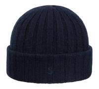 Stetson Surth Kaschmirmütze Strickmütze Uni einfarbig Damen und Herren Herbst Winter blau One Size