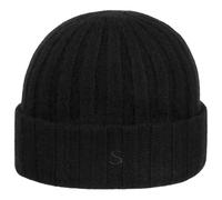 Stetson Kaschmir-Strickmütze Surth – einfarbig schwarz – One Size – Damen & Herren