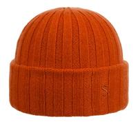Stetson Surth Kaschmir Wintermütze Damen Herren Strickmütze 100% Kaschmirwolle Herbst Winter Terracotta One Size