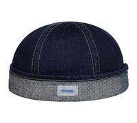 Stetson Sustainable Denim Dockermütze Herren Baumwolle Ramie Made in The EU Umschlag Frühjahr Sommer Denim S (54-55 cm)