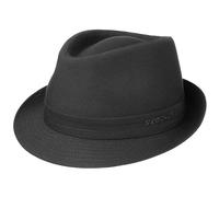 Teton Baumwollhut by Stetson Hüte 57 cm schwarz